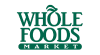 Whole Foods Market logo green leaf swirl Whole Foods Market text